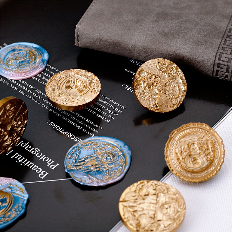 3D Relief Halloween Wax Seal Stamps (5 Designs) b