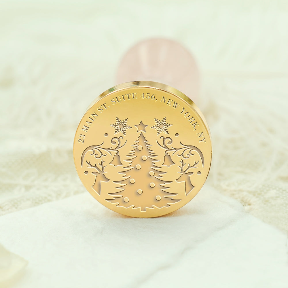 Christmas Custom Address Wax Seal Stamp (27 Designs)