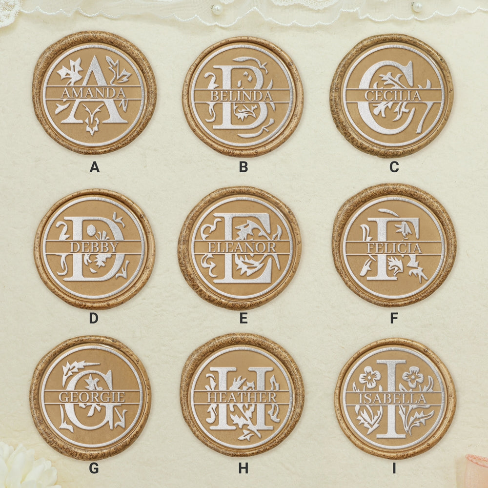 Custom Capital Letter Name Wax Seal Stamp - 26 Alphabet-sku1