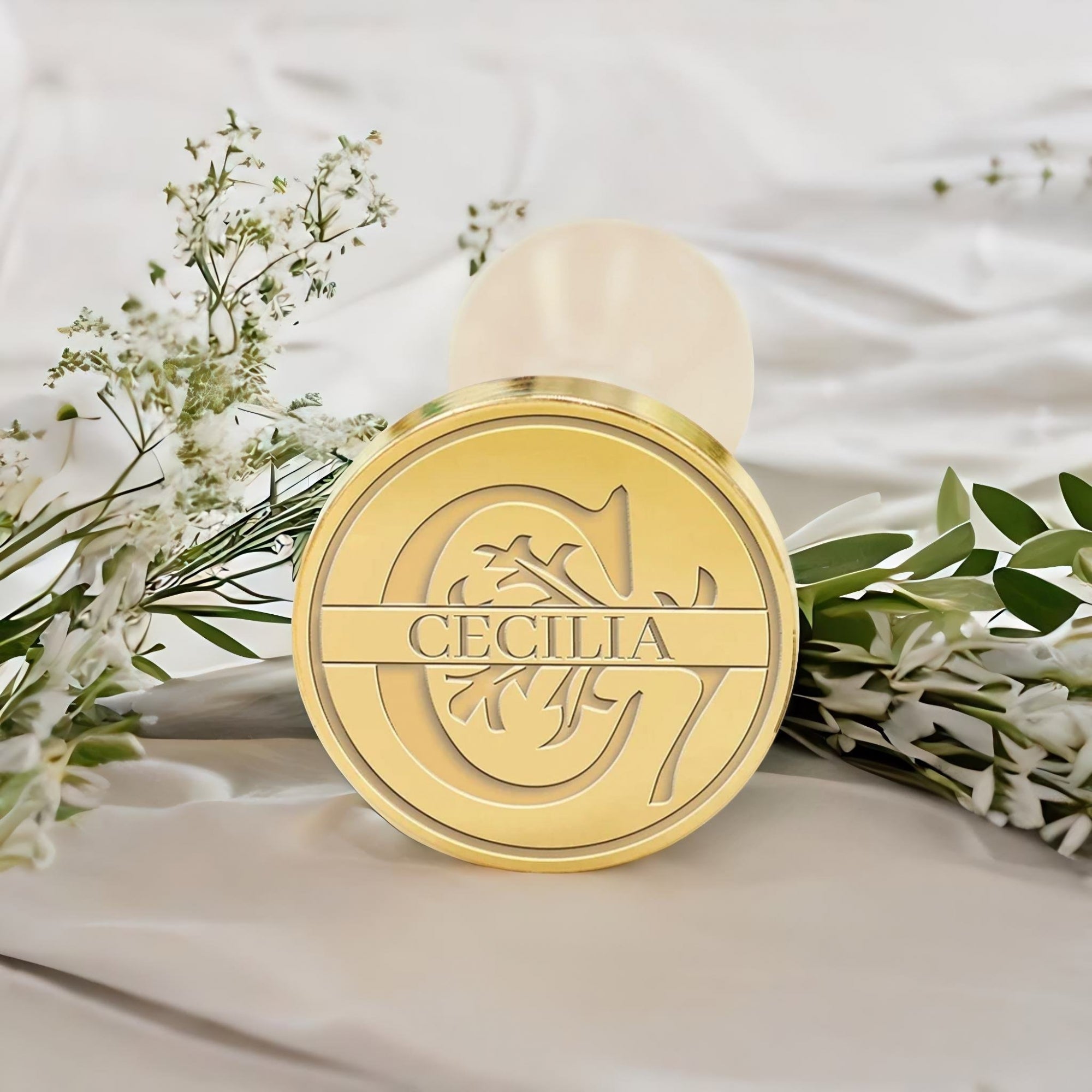 Custom Capital Letter Name Wax Seal Stamp - Letter C-1