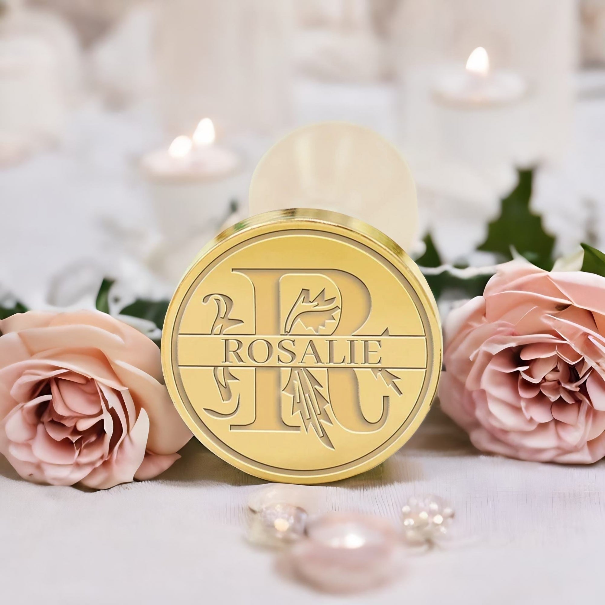 Custom Capital Letter Name Wax Seal Stamp - Letter R pebblely (1)