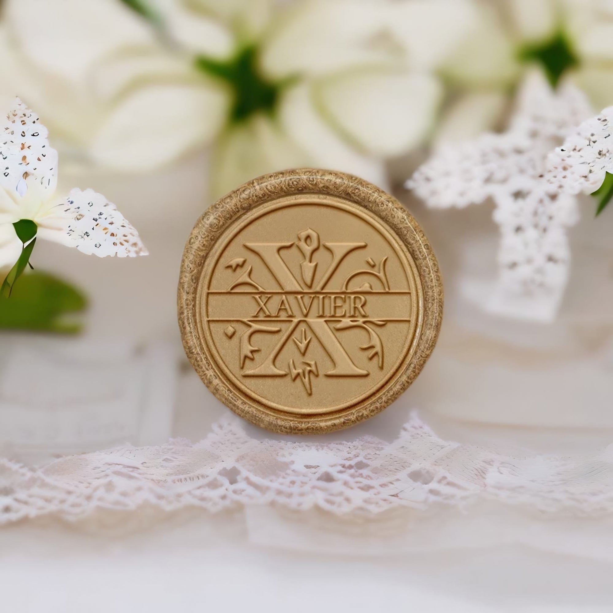 Custom Capital Letter Name Wax Seal Stamp - Letter X-2