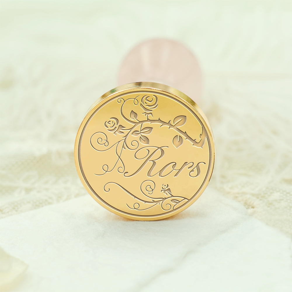 Custom Name Wax Seal Stamp with Full Name / Initial - Seals for Personalized  Stationery, Invitations, Crafts