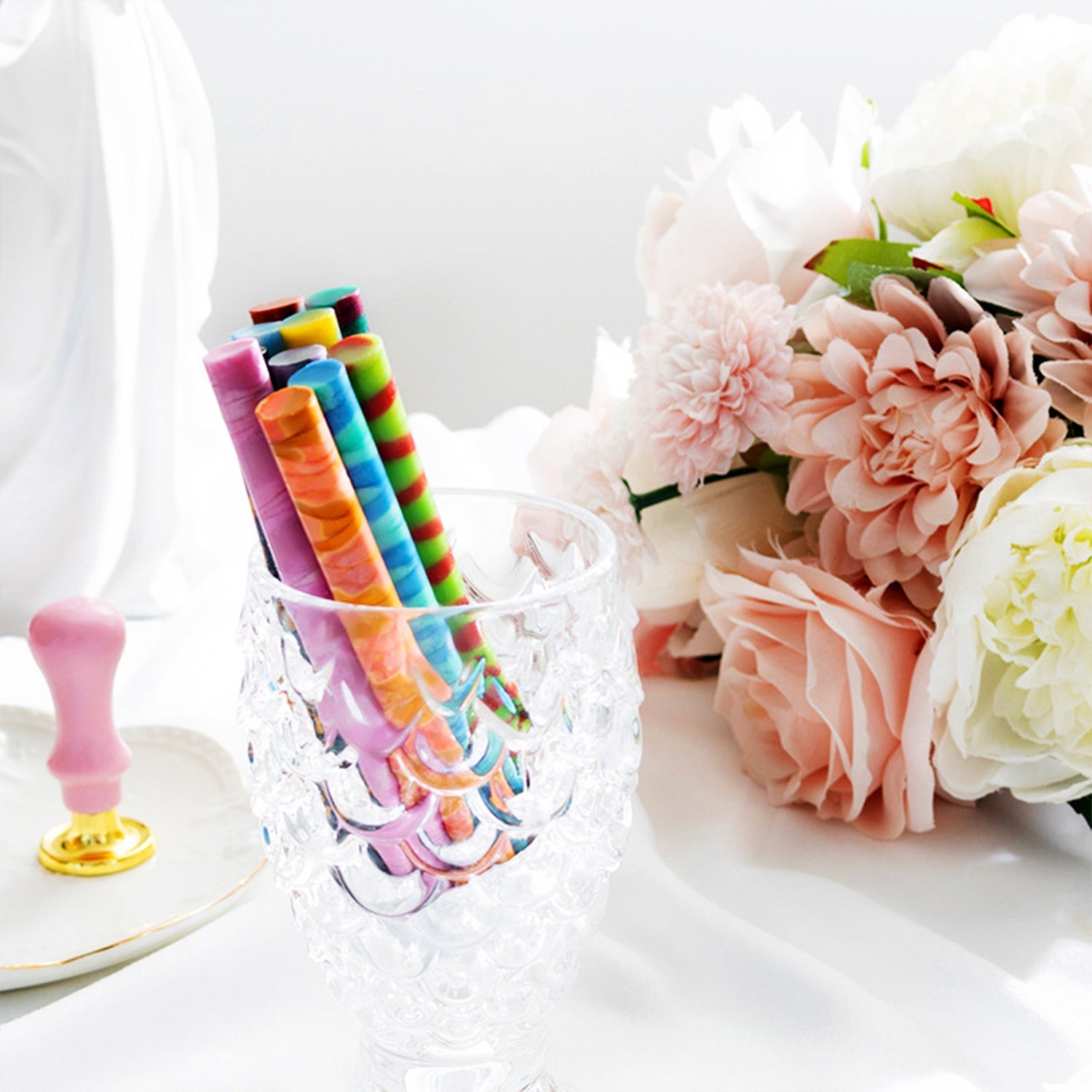 Dreamy Mixed Color Glue Gun Sealing Wax Stick1