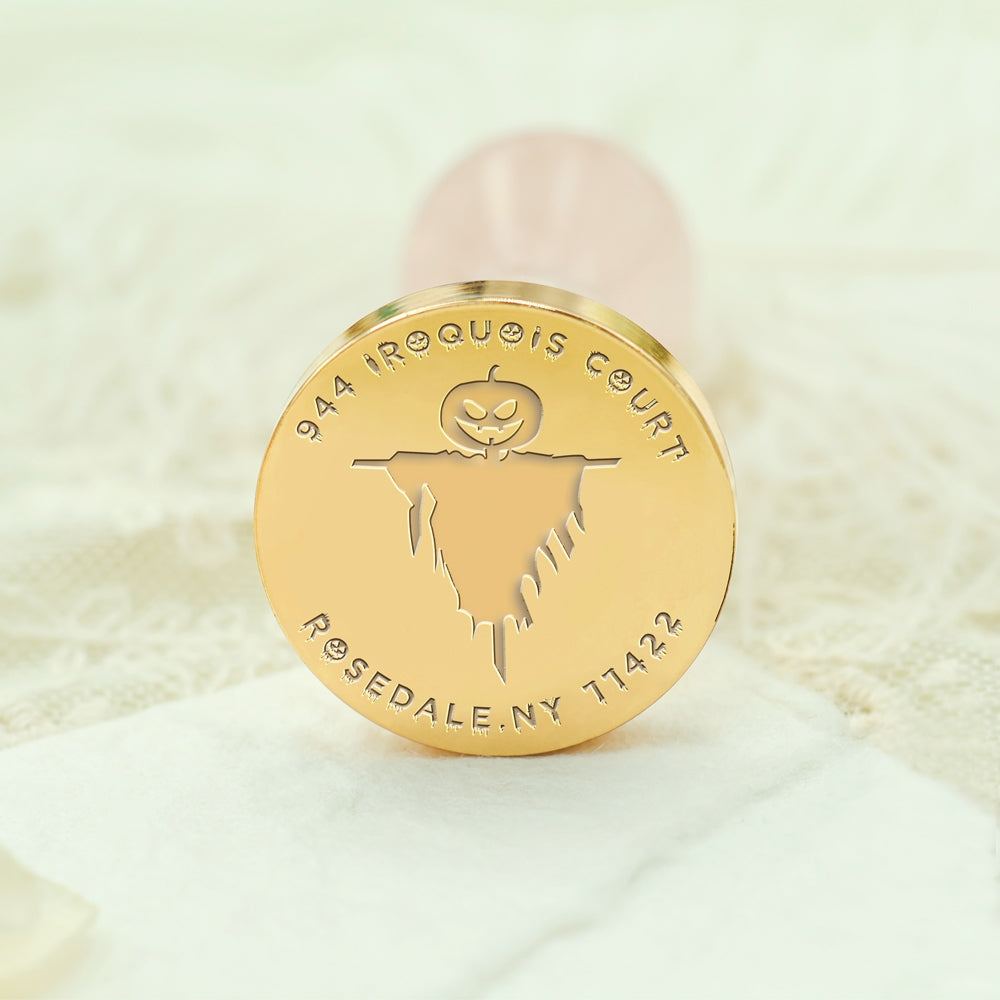 Halloween Custom Address Wax Seal Stamp - Style 14 Custom-Name-Wax-Seal-Stamp-(27-Designs)3