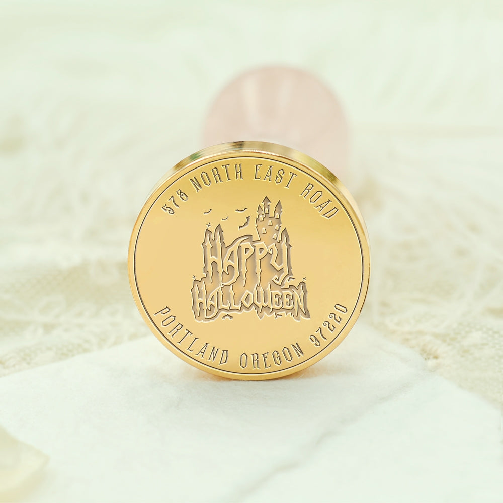 Halloween Custom Address Wax Seal Stamp - Style 17