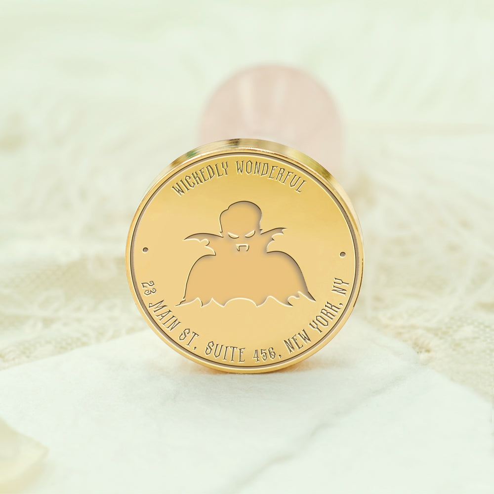 Halloween Custom Address Wax Seal Stamp - Style 19