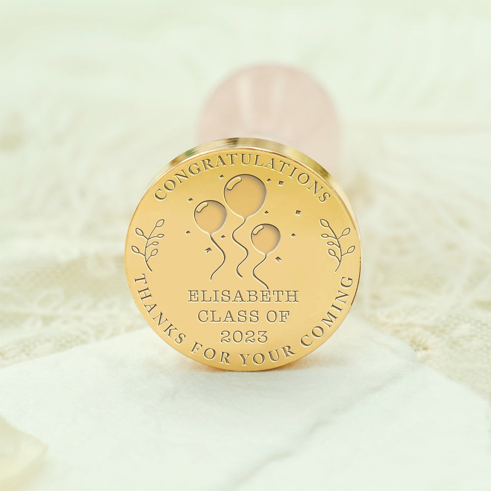 Happy Graduation Custom Wax Seal Stamp - Style 5 5-3