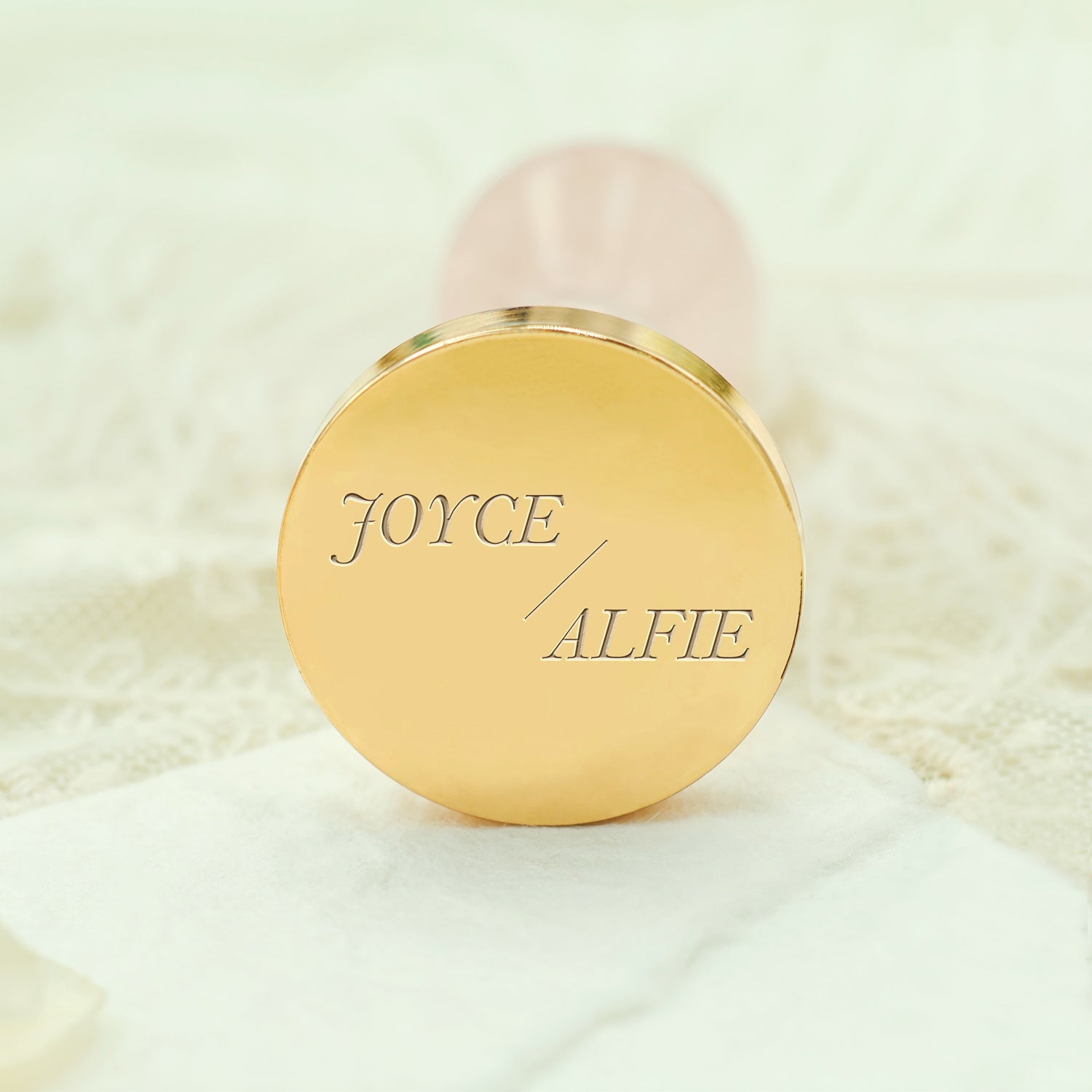 Personalized Minimalist Name Custom Wedding Wax Seal Stamp, Combine  Couples' Names with Symbol for a Simple and Elegant Touch