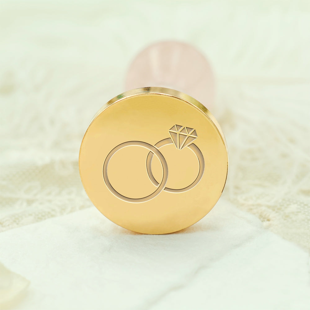 Wedding Symbol Wax Seal Stamp - Style 18 18-3