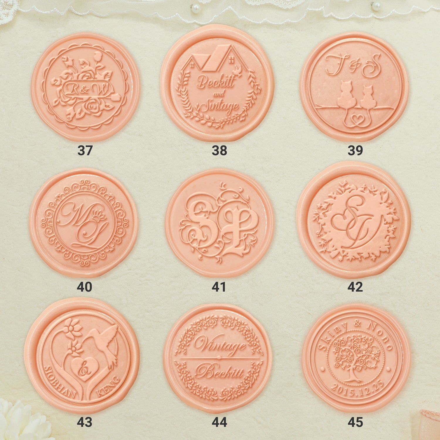 Wedding Wax Seal Stamp-sku5