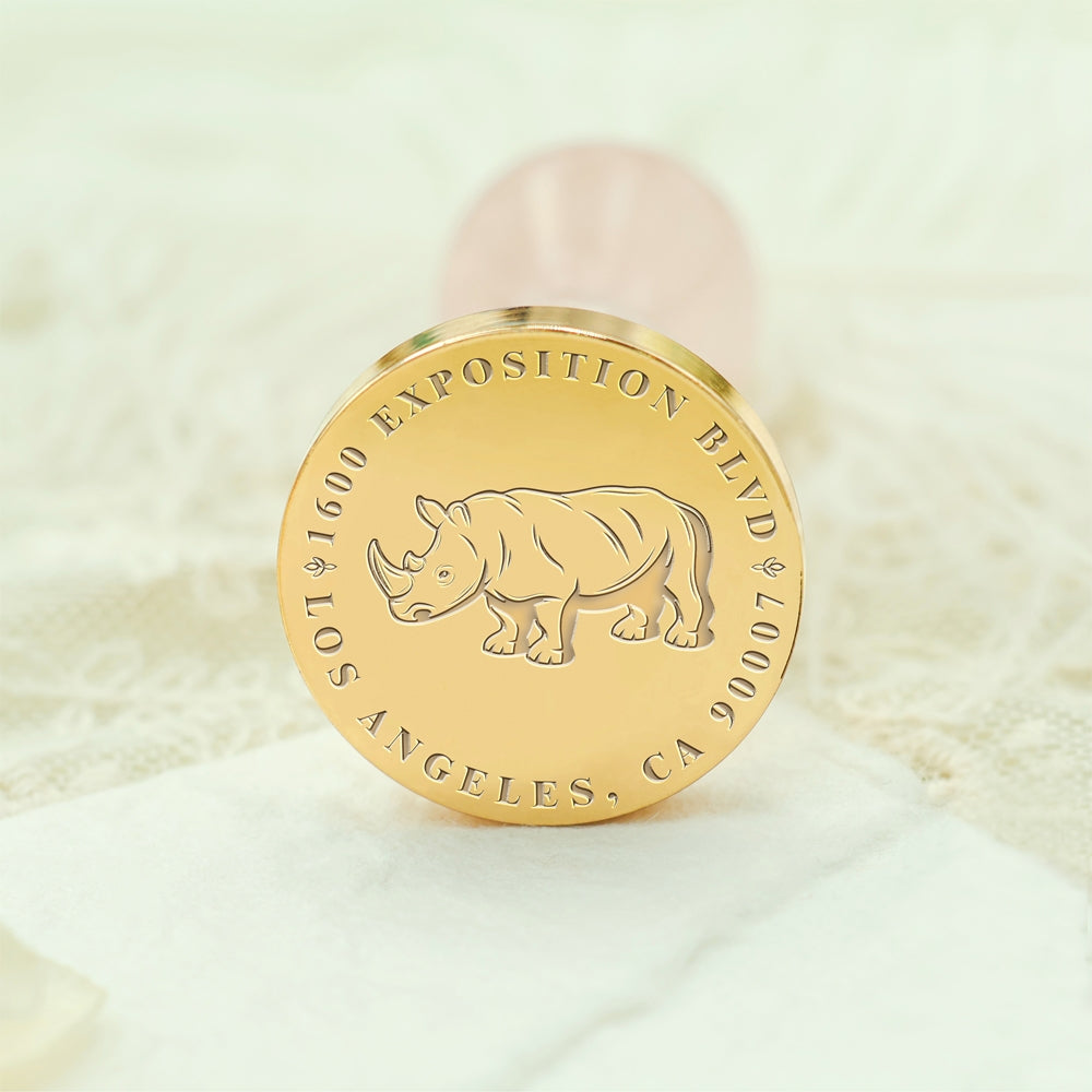 Wildlife Impressions Custom Sea Turtle Address Wax Seal Stamp-21 21-3