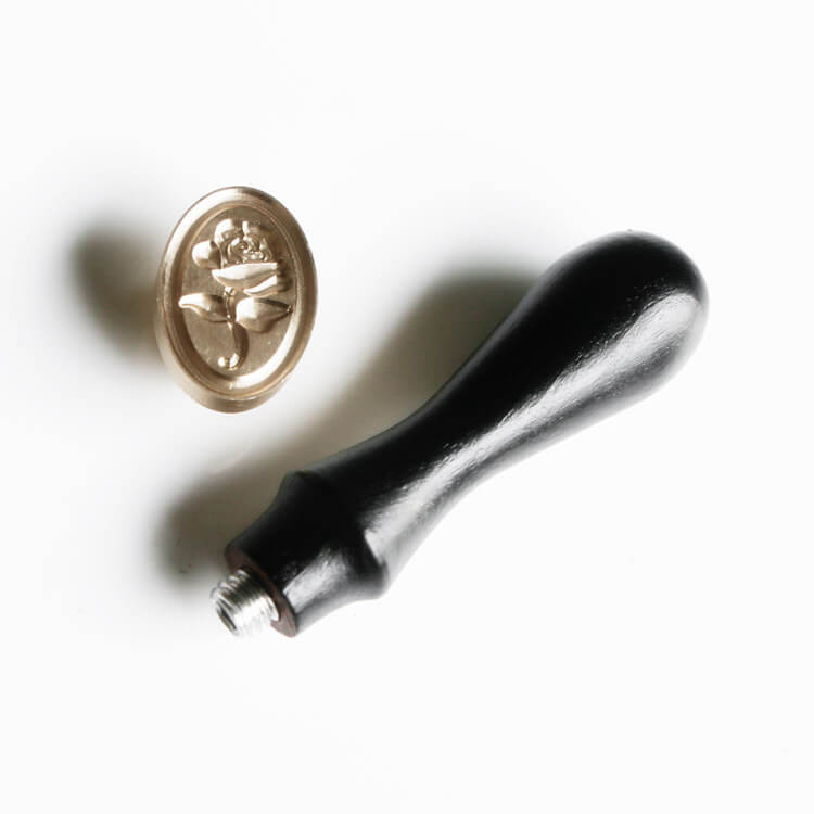 3D Relief Rose Wax Seal Stamp