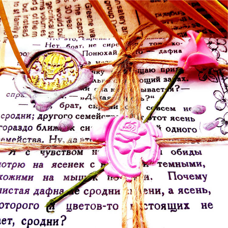 Relief Rose Wax Seal Stamp