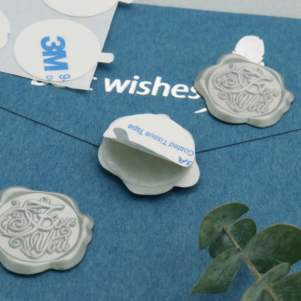 Permanent 3M Double Sided Adhesive Backings for Wax Seals from AMZ Deco
