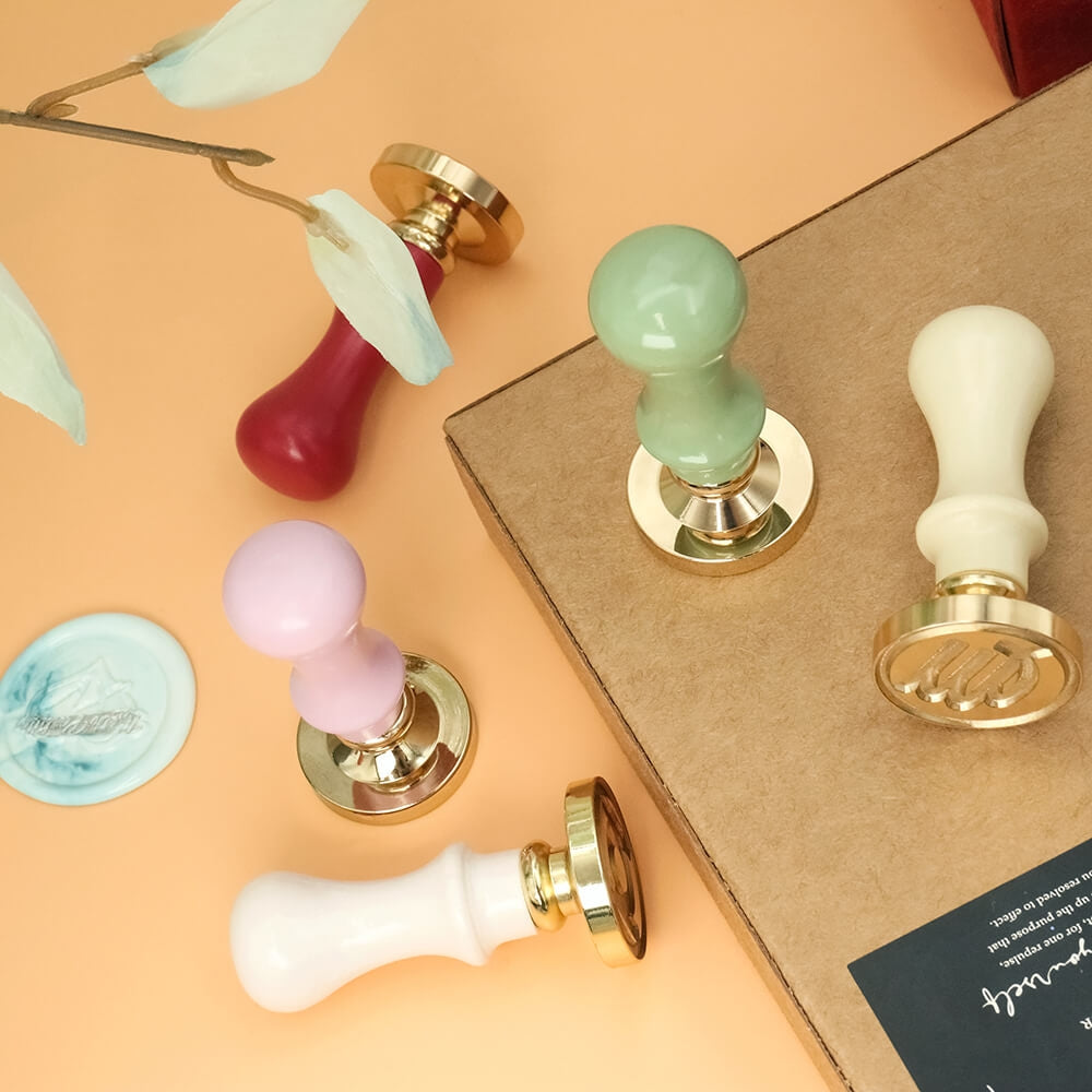 AMZ Deco Detachable Pastel Wax Stamp Handle