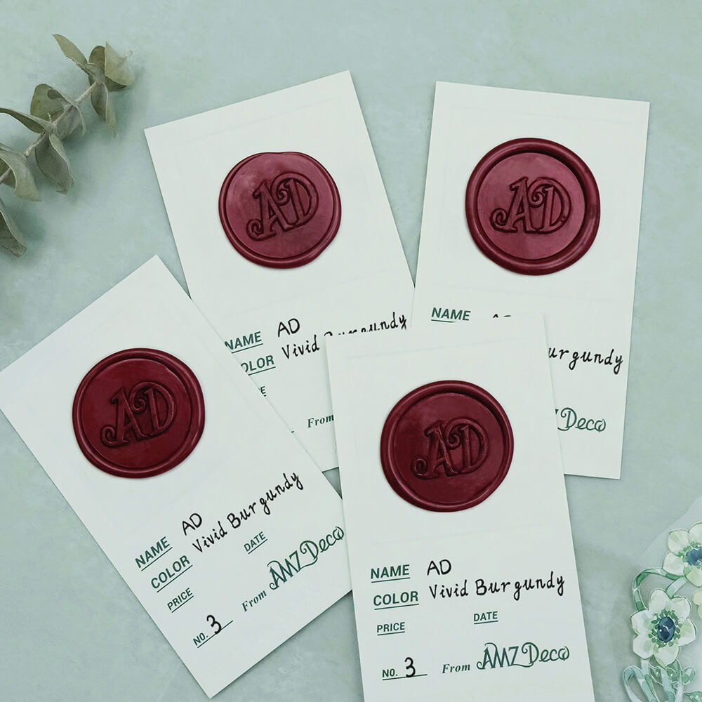 AMZ Deco Vivid Burgundy Wickless Glue Gun Sealing Wax Stick