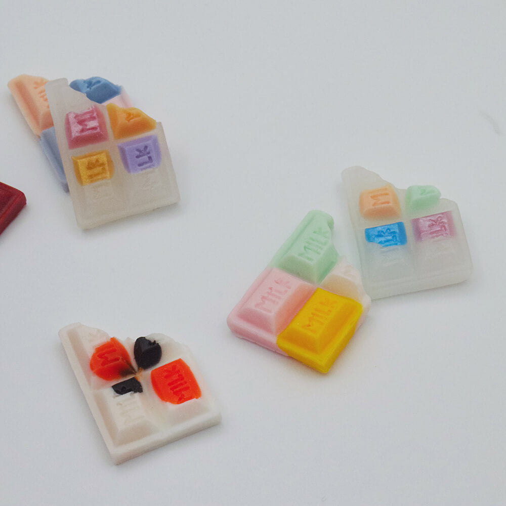 Four Chocolate Bar Shaped Sealing Wax Blocks