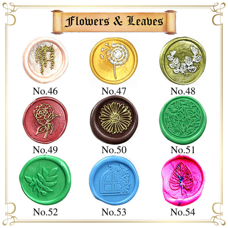 Customizable Flowers & Herbs Stamp