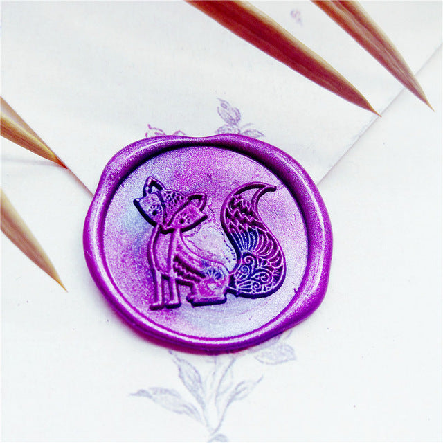Animals Wax Seal Stamp Set, YOSENLING 6 Pcs Cat Butterfly Flamingo Deer Dragonfly Wax Seal Stamp Kit, Vintage Personalized Wax Seal Stamp for Letter