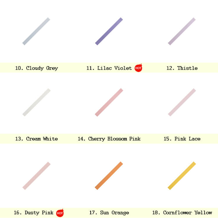 Matte Pastel Wickless Sealing Wax Stick (20 Colors) page3