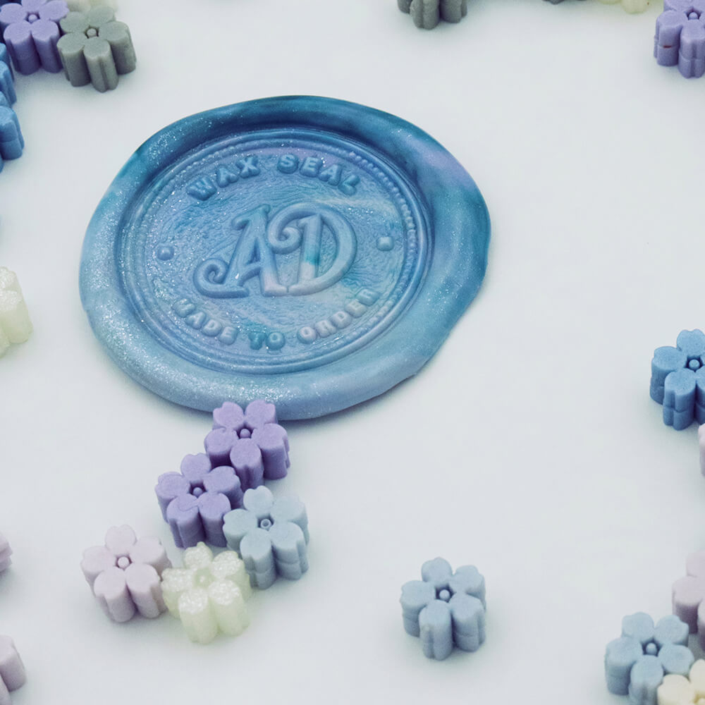 Palette Series Mixed Color Sealing Beads - Blue Shades