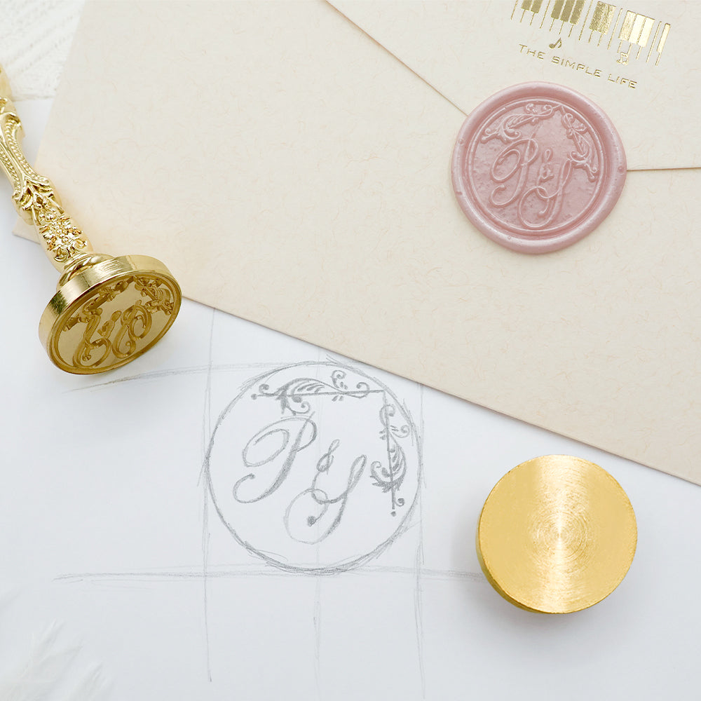 sellos de cera personalizados - MARTINA Design and Paper