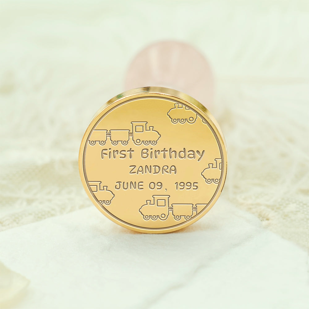 Birthday Bliss Custom Wax Seal Stamp - Style 15 15-3