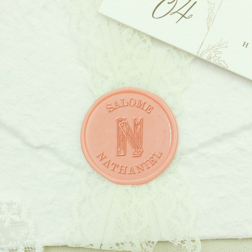 Capital Initial Custom Name Wax Seal Stamp-1