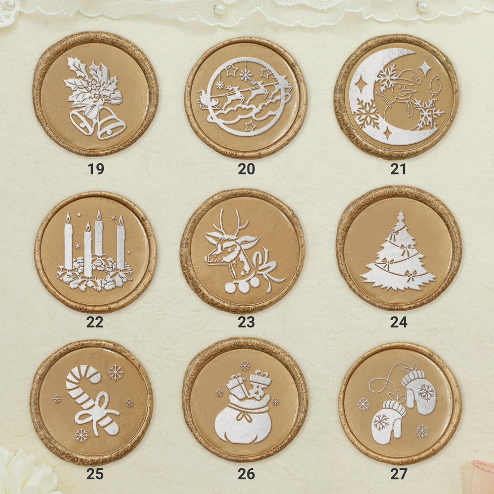 Christmas Wax Seal Stamp (18 Designs)5