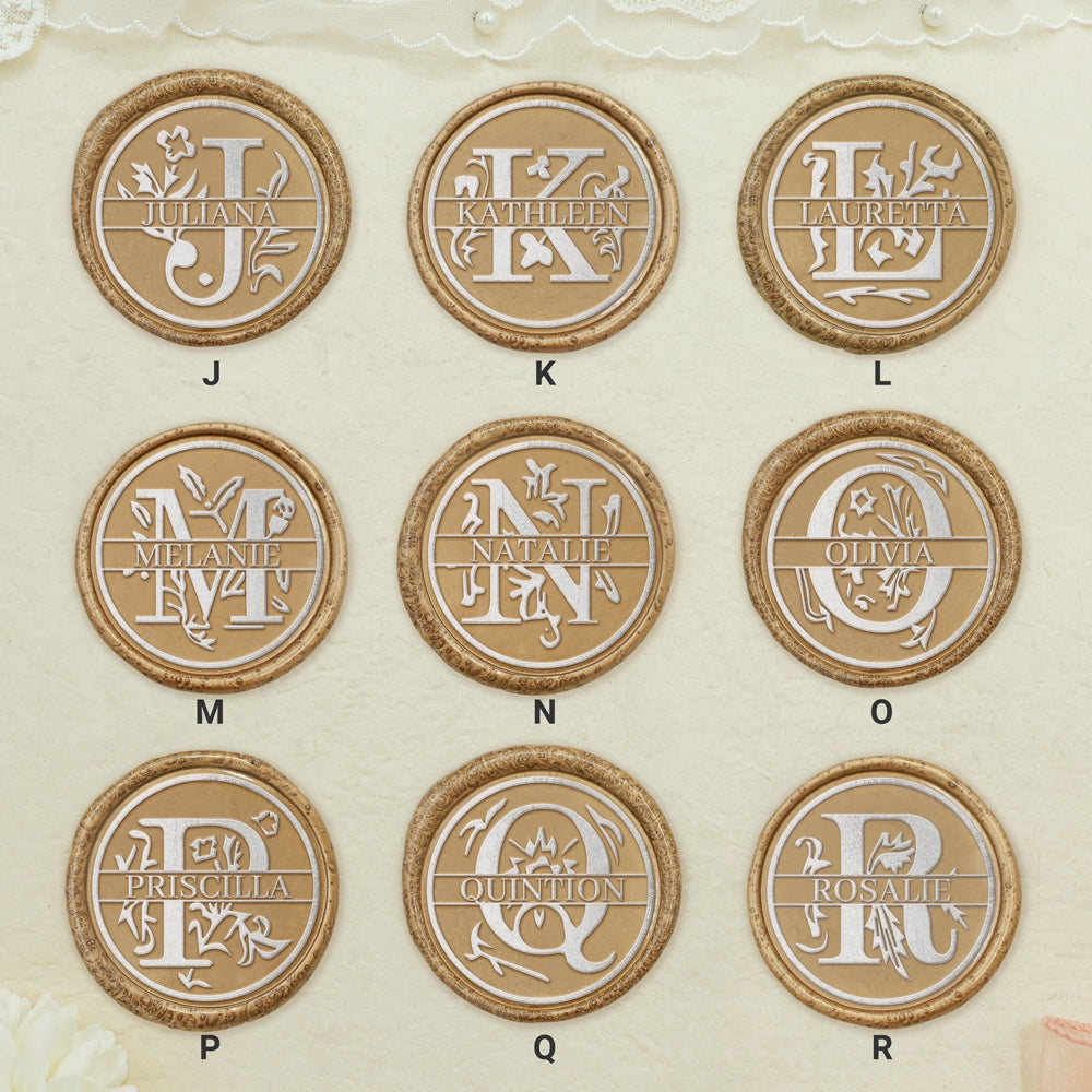 Custom Capital Letter Name Wax Seal Stamp - 26 Alphabet-sku2