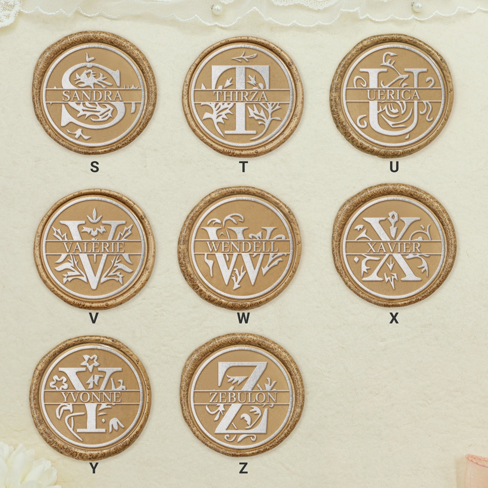 Custom Capital Letter Name Wax Seal Stamp - 26 Alphabet-sku3