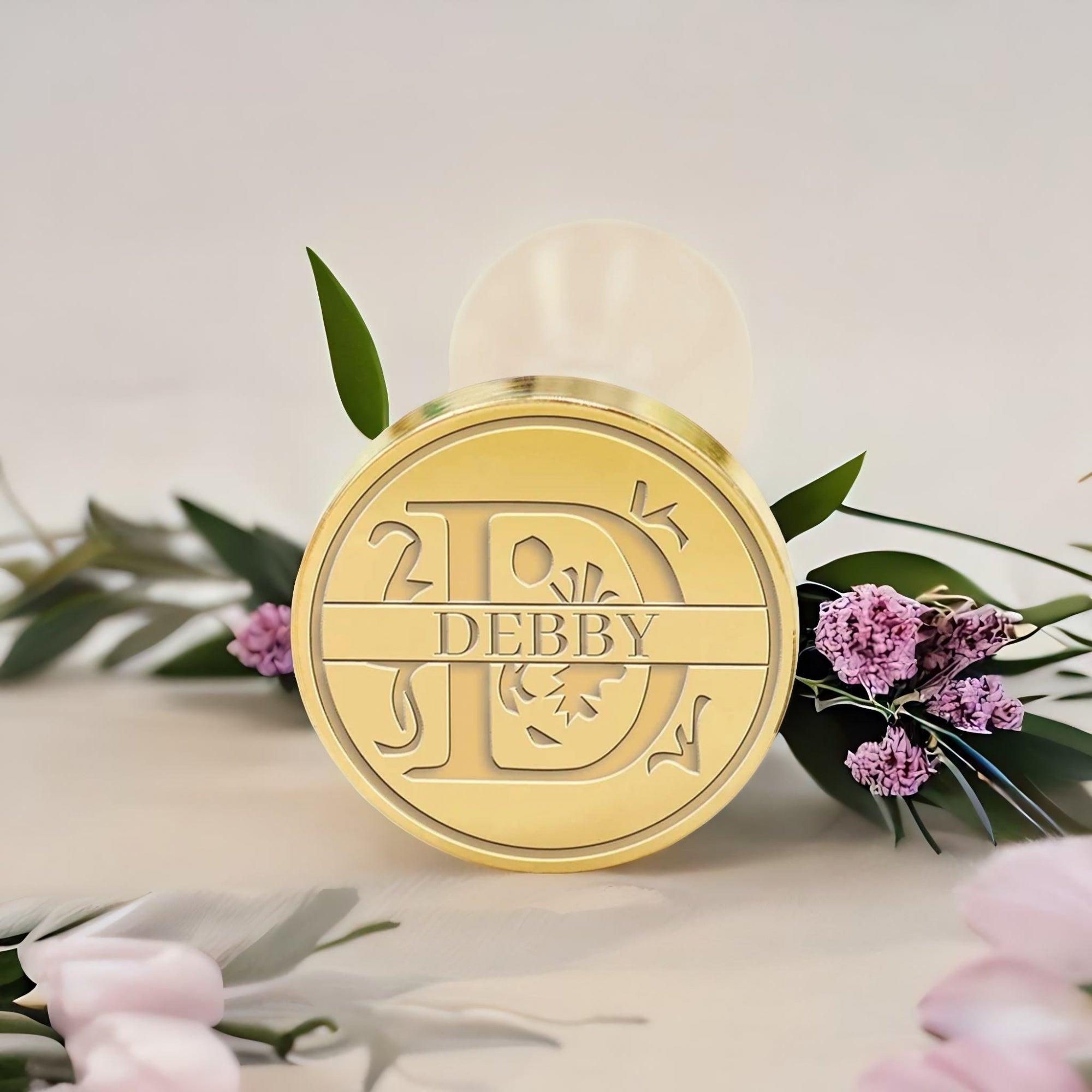 Custom Capital Letter Name Wax Seal Stamp - Letter D-1