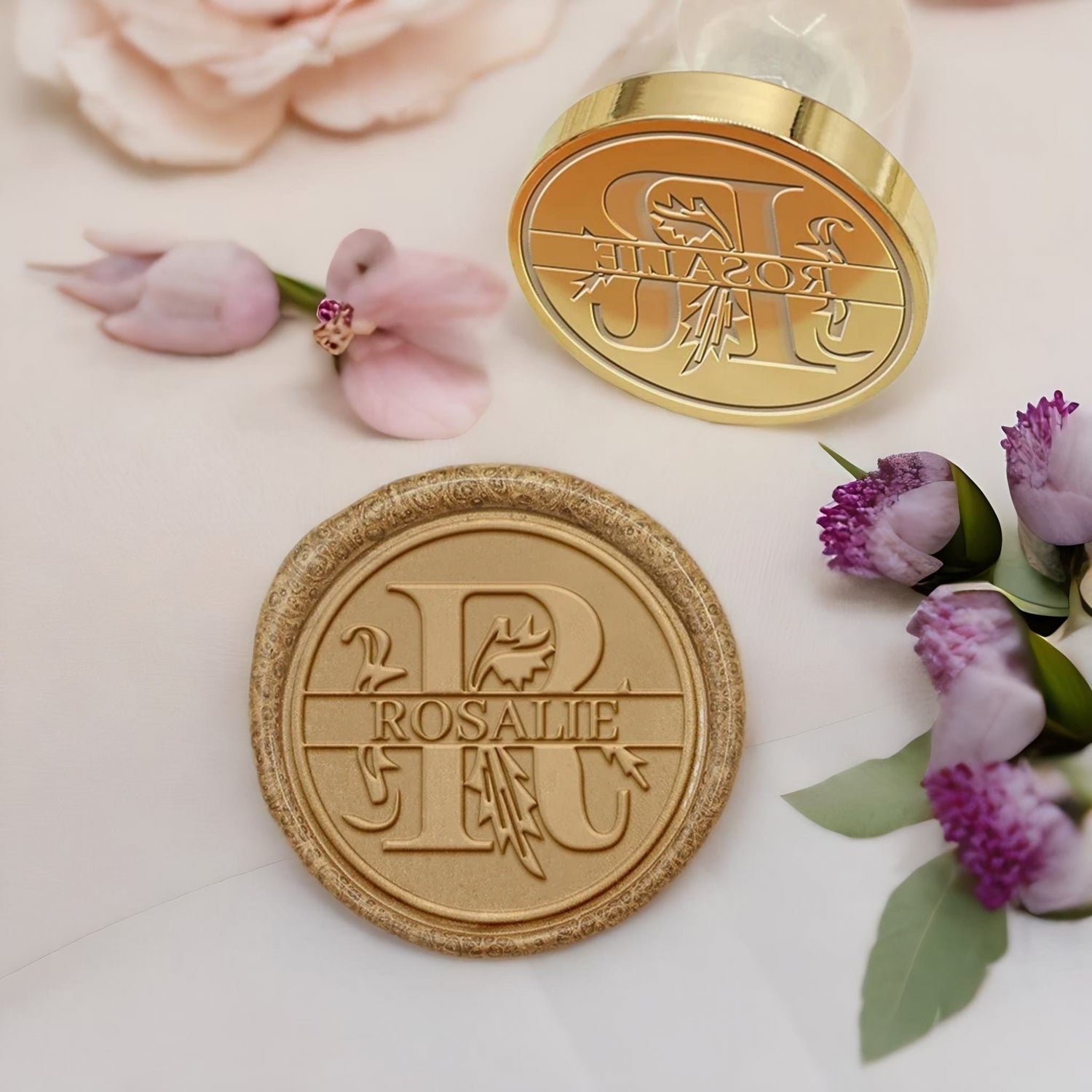 Custom Capital Letter Name Wax Seal Stamp - Letter R: Personalized ...