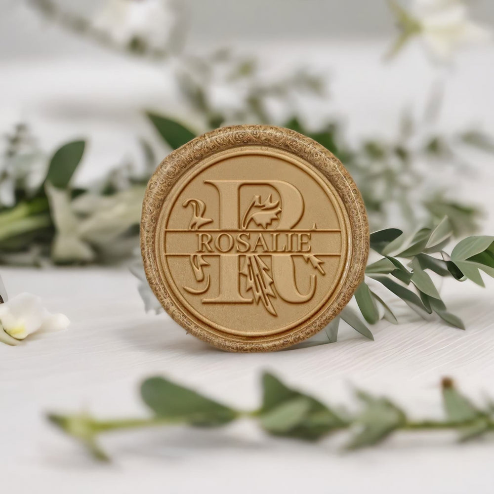 Custom Capital Letter Name Wax Seal Stamp - Letter R: Personalized ...