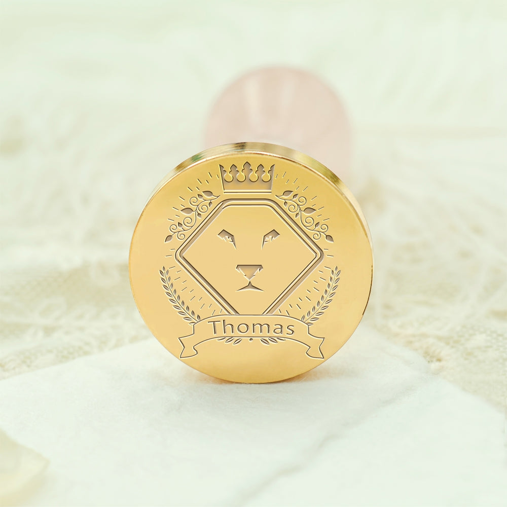 Custom Family Crest Wax Seal Stamp with Name, Initial, or Totem Custom Family Crest Wax Seal Stamp with Name, Initial, or Totem