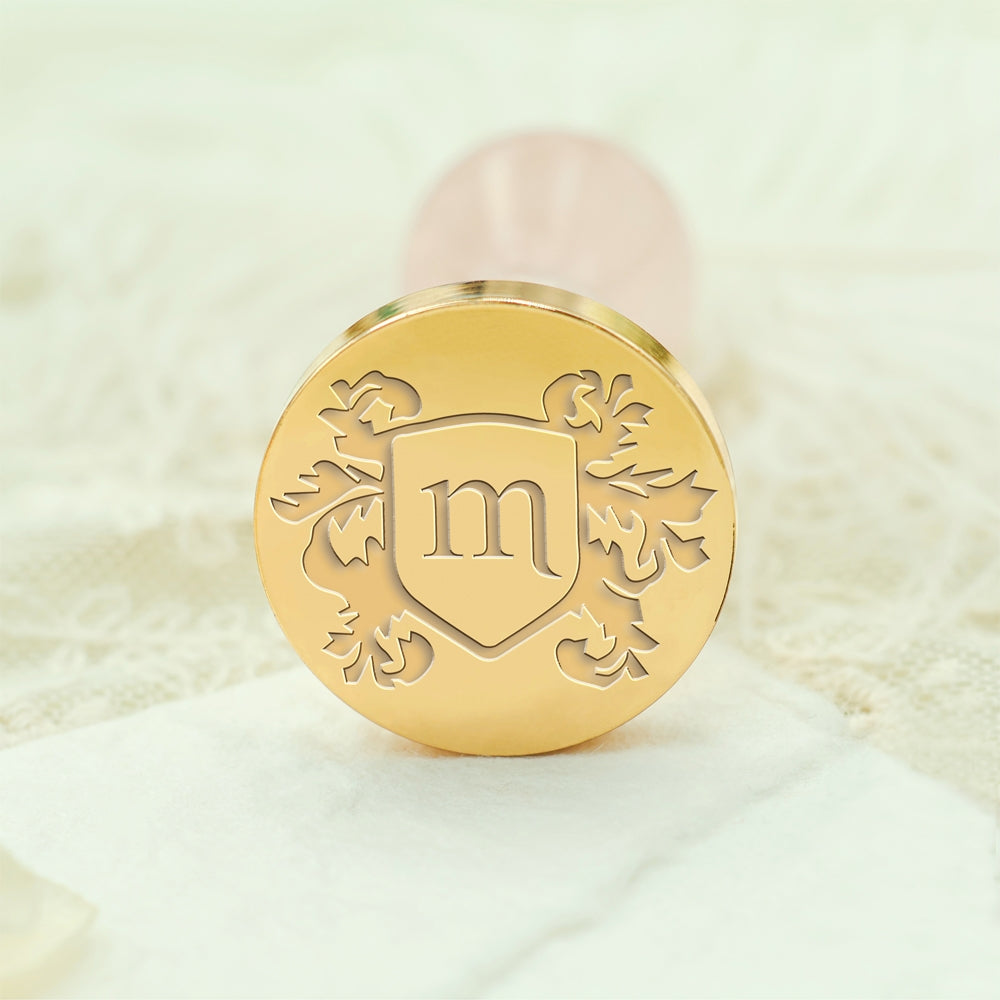 Custom Single Letter Wax Seal Stamp - Style 15 15-3