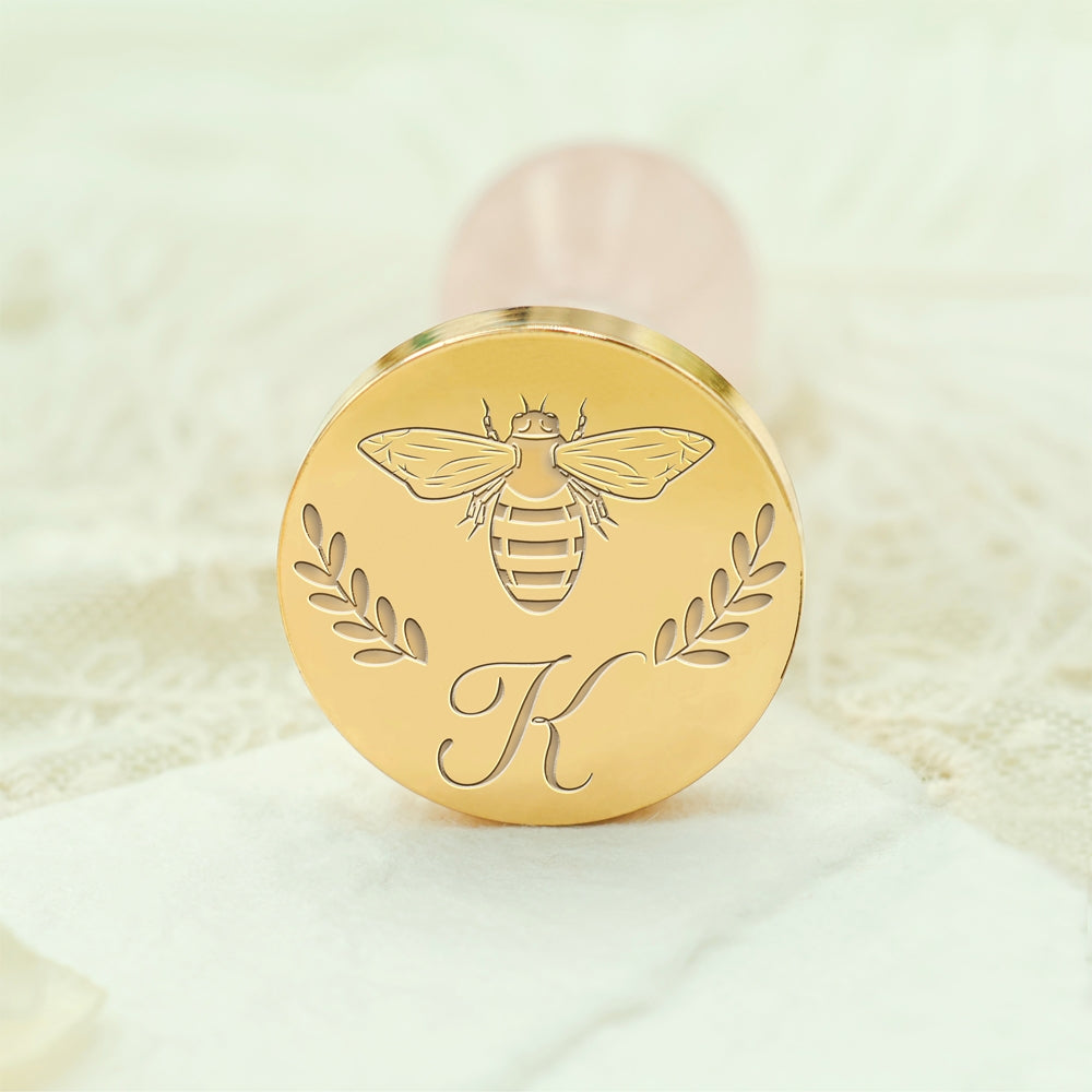 Custom Single Letter Wax Seal Stamp - Style 21 21-3