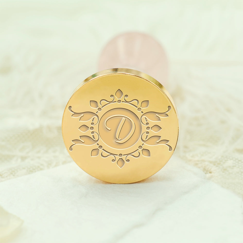 Custom Single Letter Wax Seal Stamp - Style 5 5-3