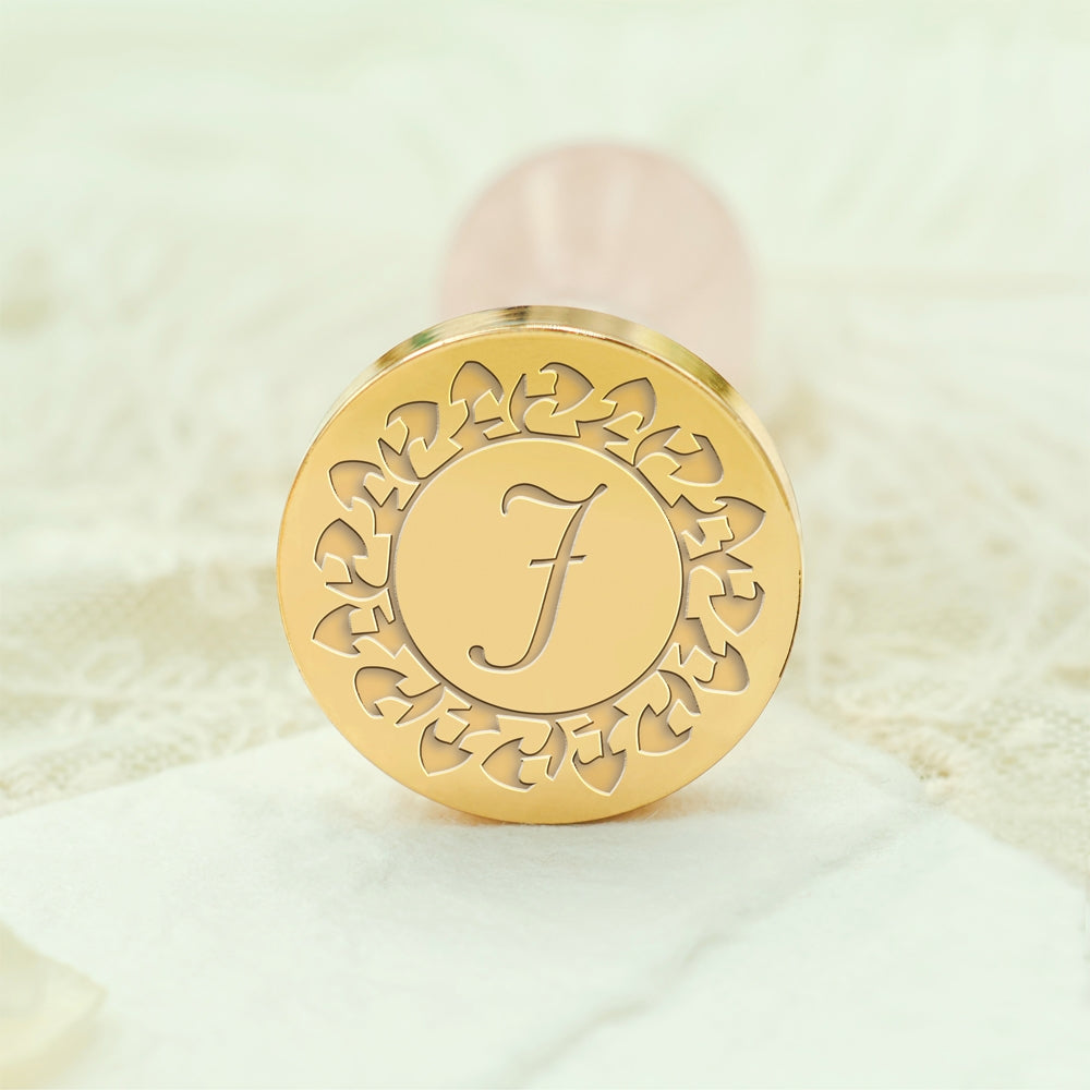 Custom Single Letter Wax Seal Stamp - Style 6 6-3