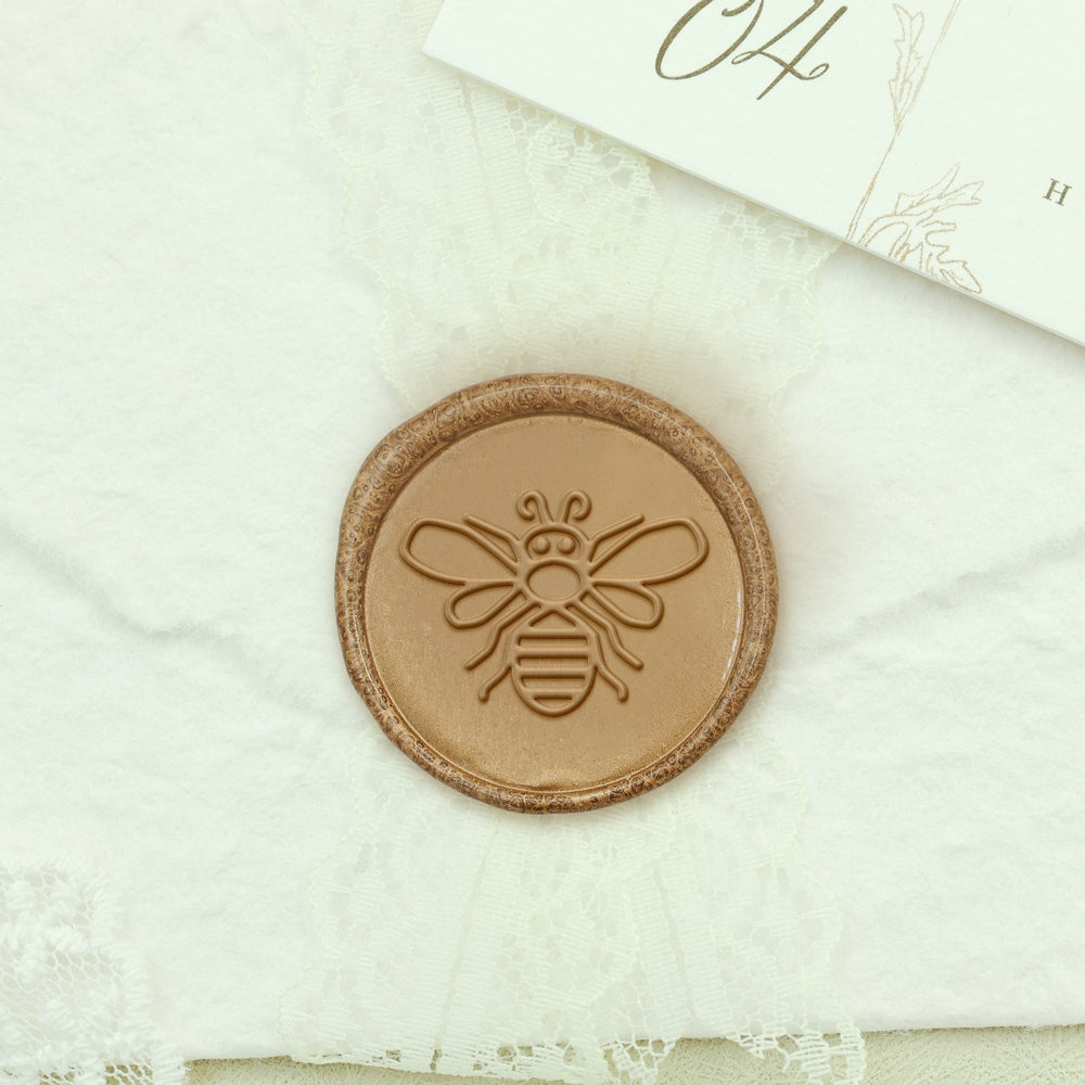 Bee Wreath Queen Wax Seal Stamp