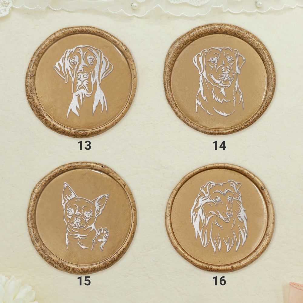 Dog Wax Seal Stamp (18 Designs) 4
