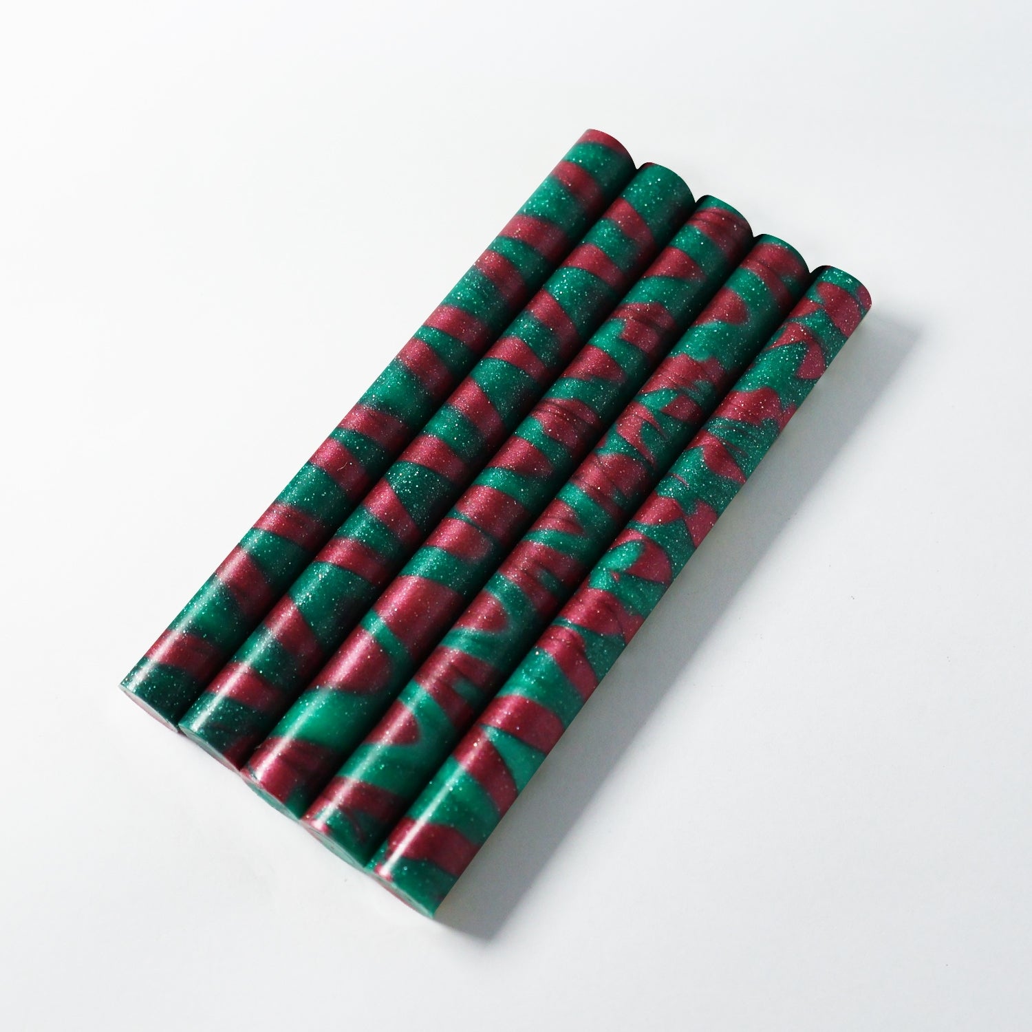 Dreamy Mixed Color Glue Gun Sealing Wax Stick - Green Red
