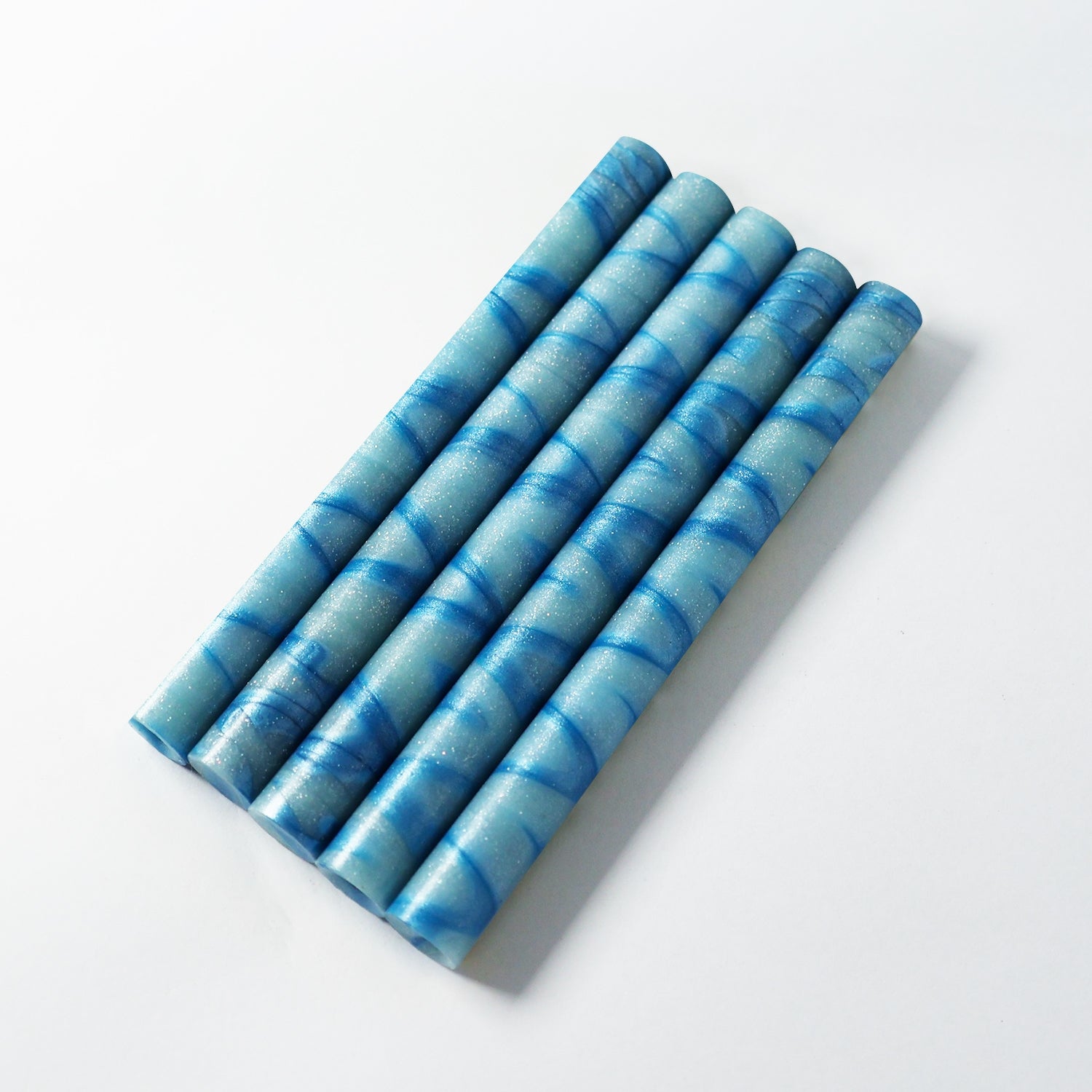Dreamy Mixed Color Glue Gun Sealing Wax Stick - Mixed Blue