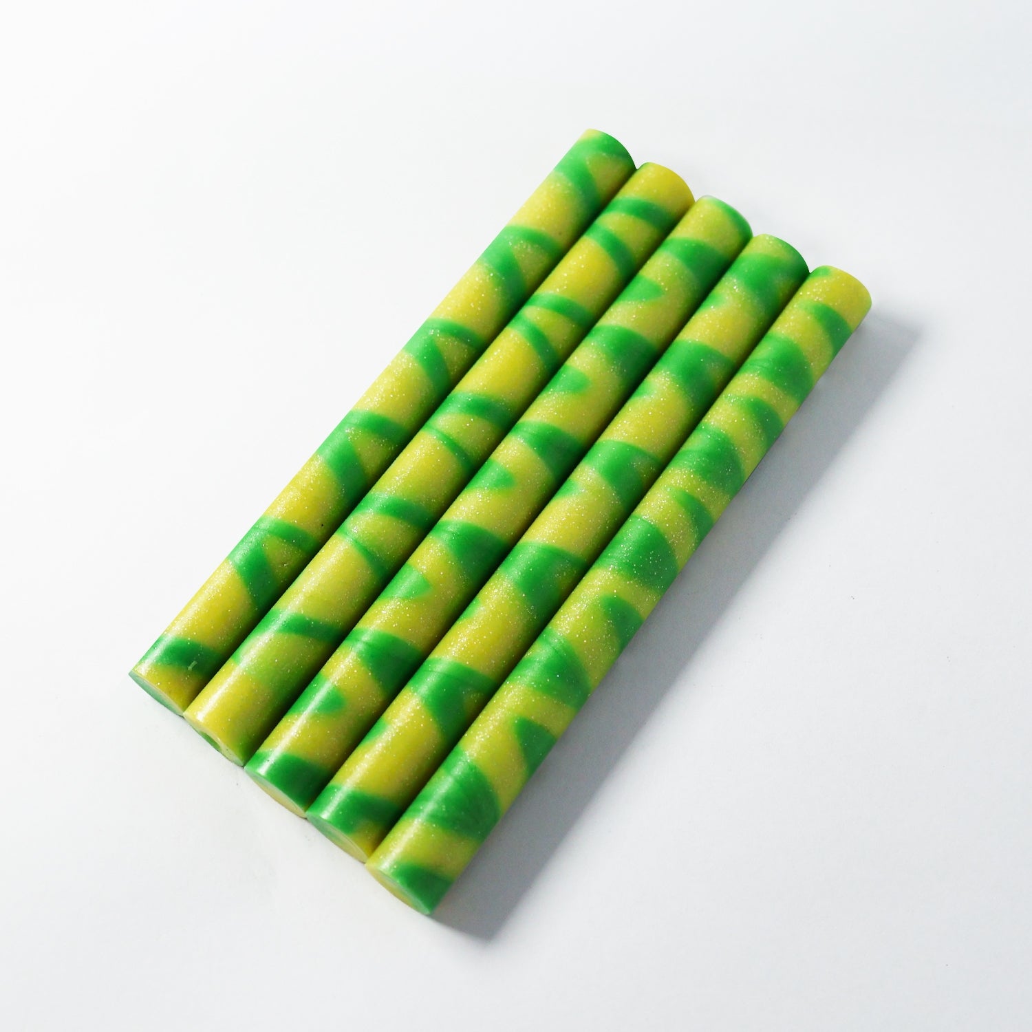 Dreamy Mixed Color Glue Gun Sealing Wax Stick - Yellow Green
