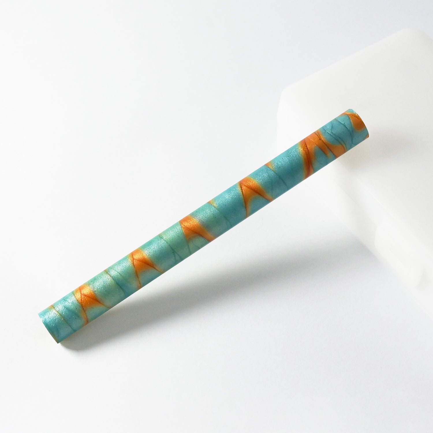 Dreamy Mixed Color Glue Gun Sealing Wax Sticks - Cyan Orange 1