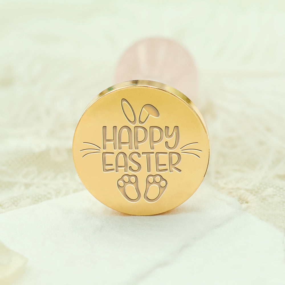 Happy Easter Bunny Wax Seal Stamp - AMZDeco1