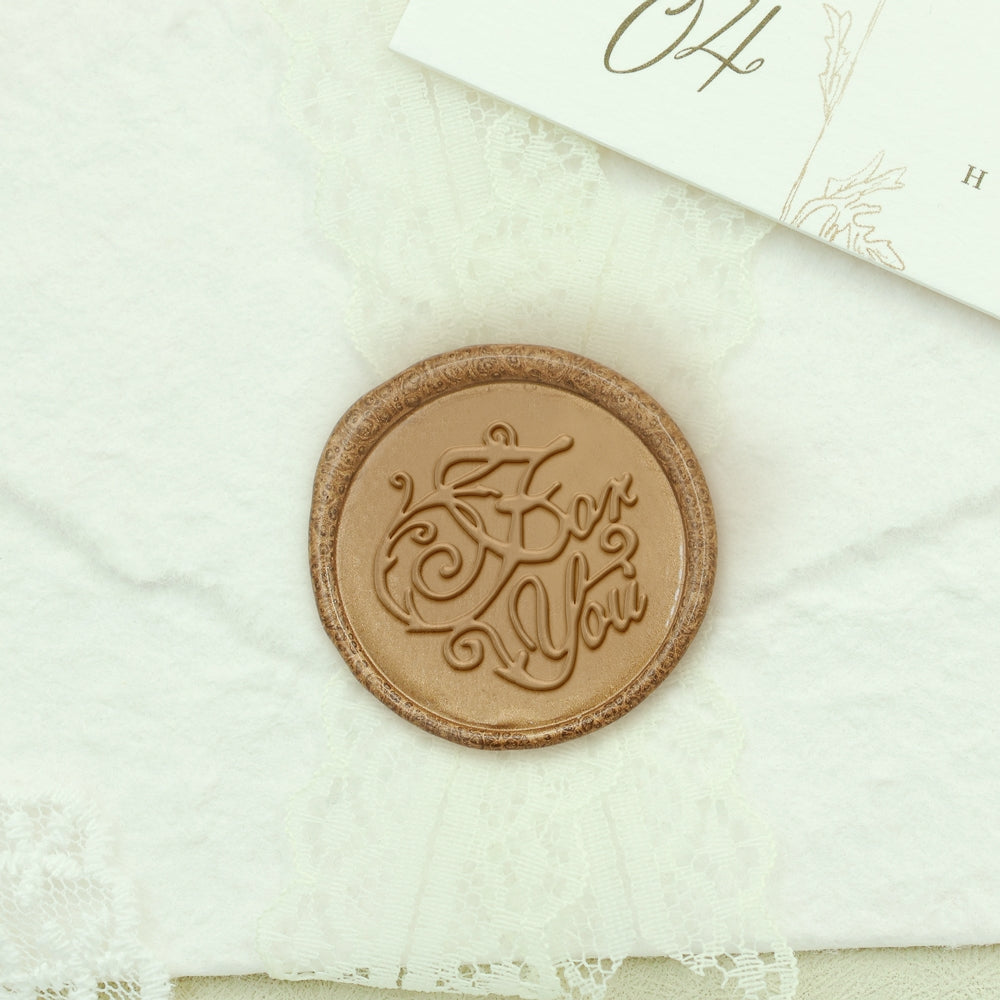 Unbranded Gold Wedding Sealing Wax Stamps for sale