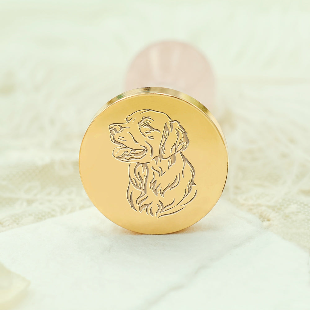Golden Retriever Dog Wax Seal Stamp