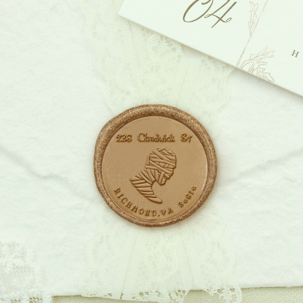 Halloween Custom Address Wax Seal Stamp - Style 241